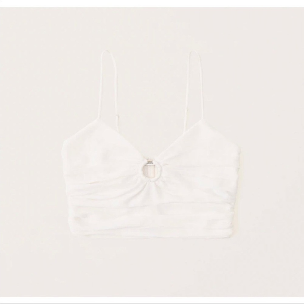 COPY - A&F- Ruched O- Ring Top
